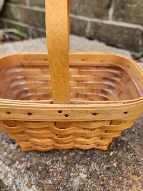 Longaberger Natural Light Brown Woven  Basket